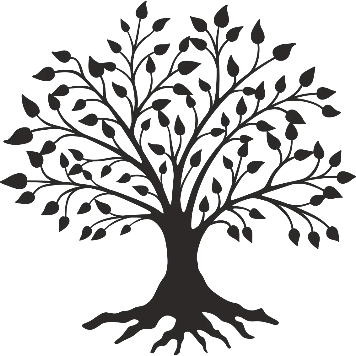 Visualisation de votre décoration murale en métal Arbre de vie