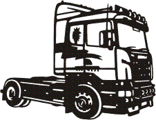 Visualisation de votre décoration murale en métal Tracteur Scania 2E