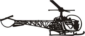 Visualisation de votre décoration murale en métal Bell 47