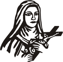 Visualisation de votre décoration murale en métal Sainte Thérèse