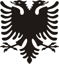 Visualisation de votre décoration murale en métal Aigle d'Albanie