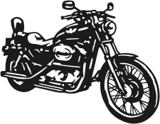 Visualisation de votre décoration murale en métal Harley 1200 Custom