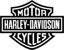 Visualisation de votre décoration murale en métal Logo Harley