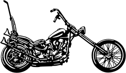 Visualisation de votre décoration murale en métal Chopper Harley