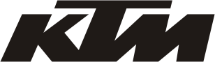 Visualisation de votre décoration murale en métal KTM logo